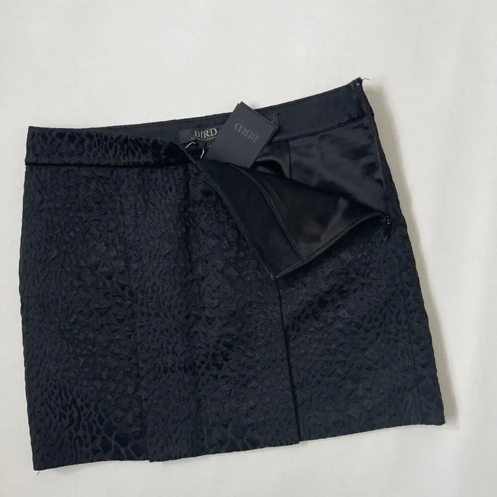 NWT BIRD By Juicy Couture  Black Skirt Sz 4
